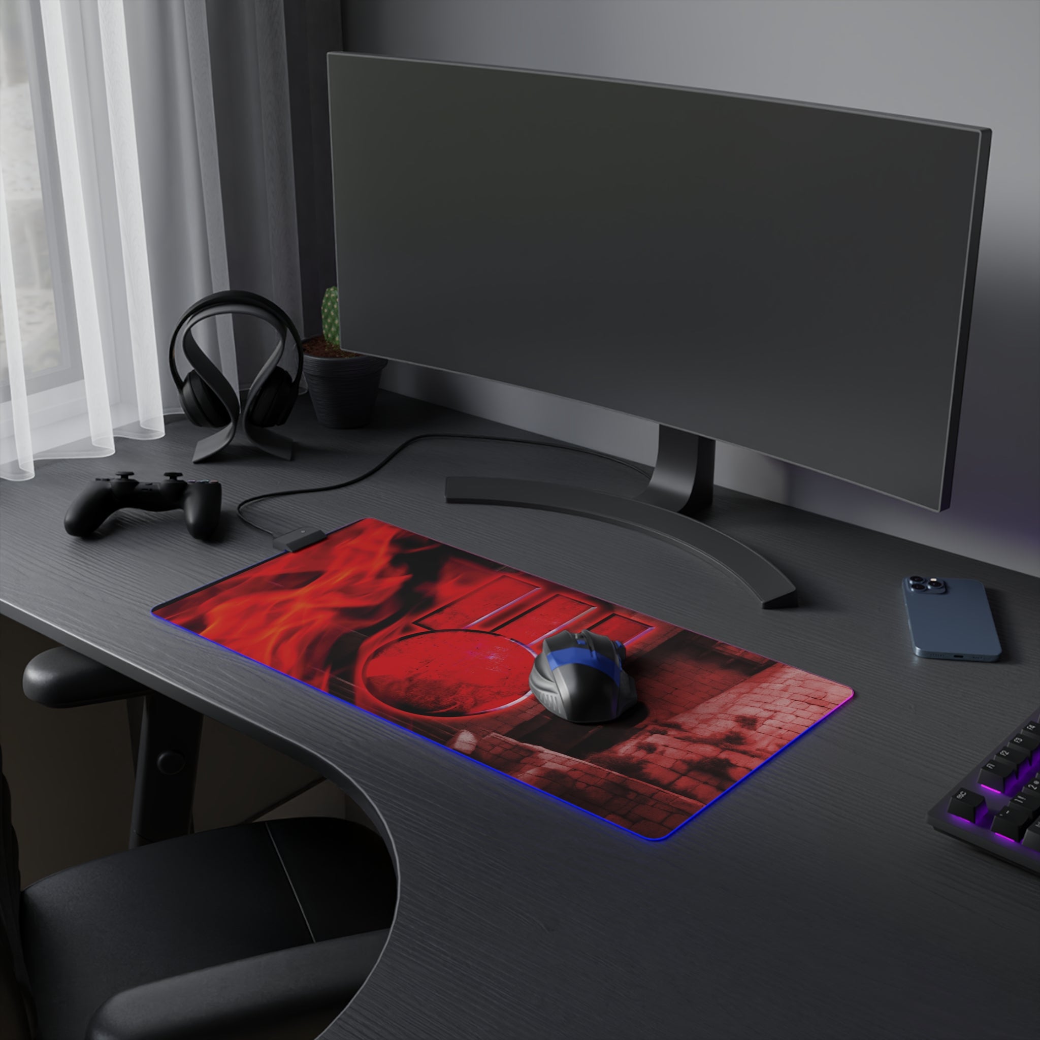 The Official Darkone's Empire LED Gaming Mouse Pad
